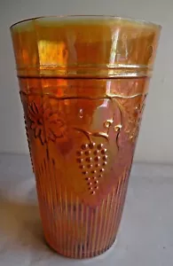 Vintage Carnival glass Tumblers Grapevine and Spikes Variant Jain glass Work#39F - Picture 1 of 5