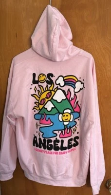 Sudadera con capucha rosa para mujer XL Rue21 Los Angeles Foto 1 de 4
