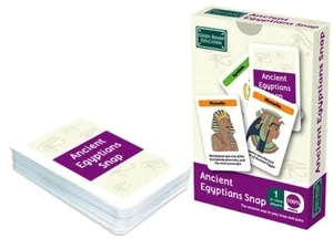 GREEN BOARD GAME C0 ANCIENT EGYPTIANS SNAP EDUCATIONAL CARD GAME NEW AND SEALED - Picture 1 of 3