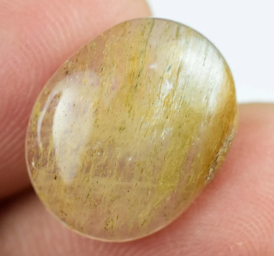 Untreated Natural Blue Moss Aquamarine 5.50 Ct Certified Inside Yellow Moss Gem - Image 1 of 4