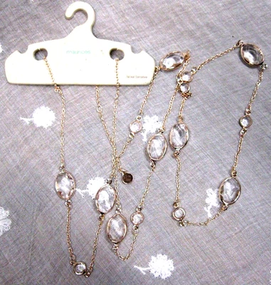 Joyería patrimonial ~ Collar de cadena de oro rosa sensible al níquel MAURICE'S ~ 39" L Foto 1 de 4