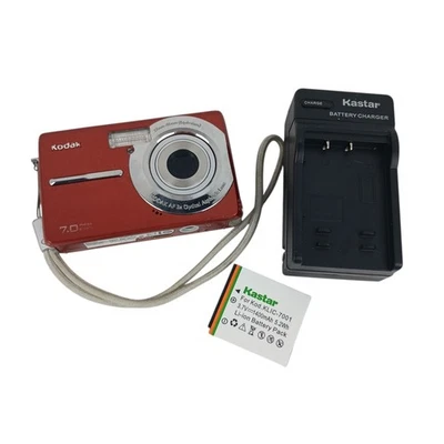 Cámara digital KODAK Easyshare M753 7 MP cobre manual batería y cargador probado Foto 1 de 4