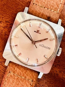 Jaeger LeCoultre Watch, Square Gentleman’s Caliber K885, Circa 1970, Serviced. - Picture 1 of 4