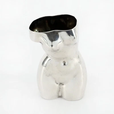 Vintage Sterling Silver Figural Woman's Torso Vase - Image 1 of 4