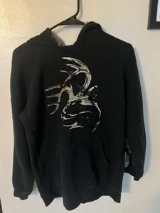 Legendary Whitetails Youth Kids Boy Girl Camo Black Pullover Hoodie XL - Picture 1 of 4