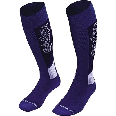 Troy Lee Designs Coolmax Vox Thick MX Youth Socks | Blue/White | Sz - Image 1 of 4