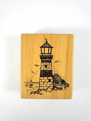 Sello de goma montado en madera PSX Lighthouse 2001 F-1145 Foto 1 de 4