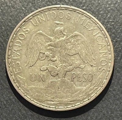 Mexico 1910 Peso Silver Coin: Caballito-Ex Henry Christensen #2 - Image 1 of 3
