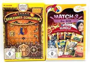 Bundle Schleuder Schikanen Logik & Denken und Match-3 3-Gewinnt  PC CD-ROM - Bild 1 von 18