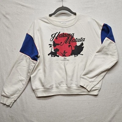 Sudadera Disney Rey León Niña Talla XL (15/17) Marfil Diseño Graffic Pullover Foto 1 de 4