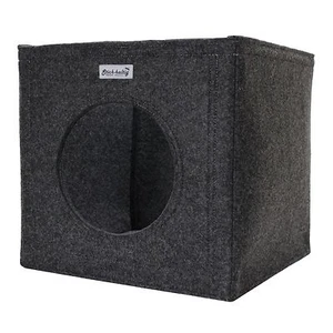 Cama para gatos cueva de fieltro gris oscuro entre otros adecuada para Ikea Expedit Kallax - Imagen 1 de 5
