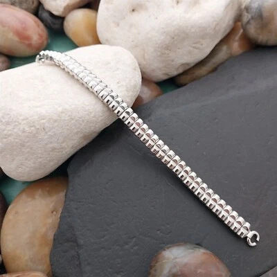 Correa de reloj vintage de los años 50 JB Champion llena de oro blanco para dama sin usar Foto 1 de 4