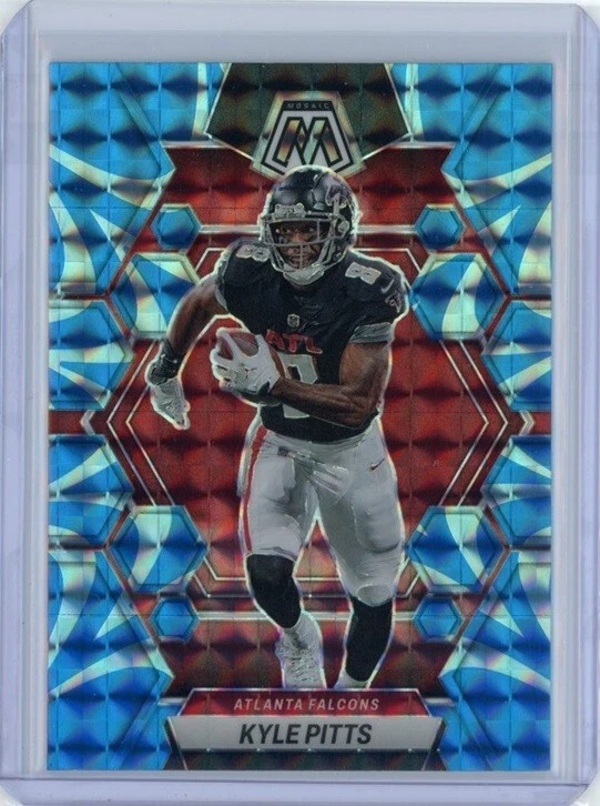 KYLE PITTS 2023 Panini Mosaic Blue Reactive Prizm #9 Falcons Gators - Image 1 of 1