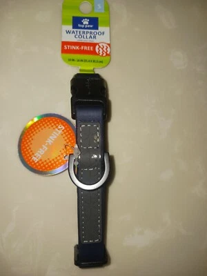 Top Paw Cuello Impermeable Nuevo Sin Apestoso Azul Marino Talla Pequeña S 10-14" Nuevo Con Etiquetas Foto 1 de 4