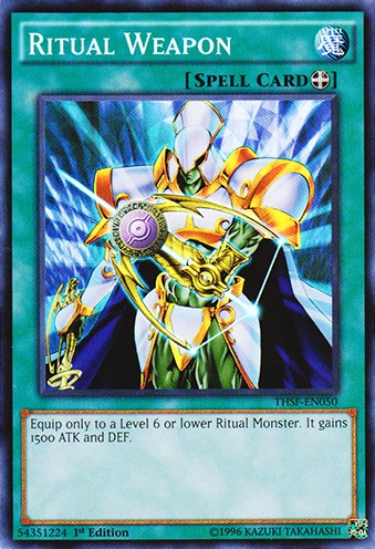 Ritual Weapon [THSF-EN050] Super Rare Lightly Played Unlimited - Yugioh single - Image 1 of 1