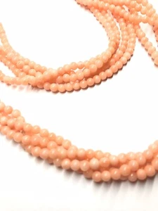 Collana Corallo Rosa Pelle Angelo Sardo  Oro 18kt Made in Italy Sardegna  - Imagen 1 de 6