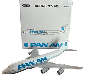 Schabak PAN AM Boeing 747/200 1:600 Scale Diecast Model Aircraft 901/7 - Picture 1 of 4