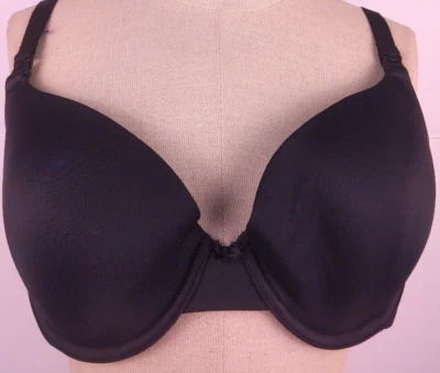 Sujetador de lactancia con aros de nailon negro Motherhood Intimates talla 36 DD.         (24) Foto 1 de 4