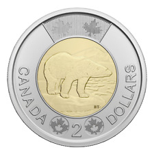 CANADA 2023 $2.00 UNC From Mint Roll - Original Polar Bear TOONIE