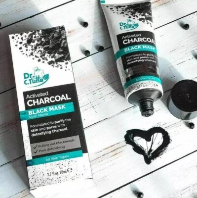 FARMASi Dr C Tuna Activated Charcoal Detoxifying Black Mask - Image 1 of 2