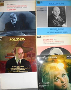 SOLOMON: 5 LPs Lot - Beethoven Sonatas, Bliss, Brahms,  Liszt Hungarian Fantasia - Picture 1 of 12