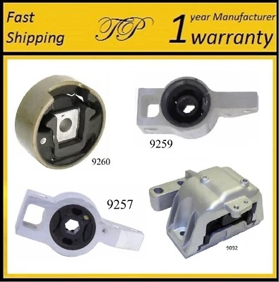 4 ШТ ПЕРЕДНЕГО КРЕПЛЕНИЯ ДВИГАТЕЛЯ ДЛЯ 2007-2016 Volkswagen Eos 2,0 л - Изображение 1 из 4