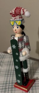 CASCANUECES NAVIDAD ~ ~ 16" Snowboarder Ashland Navidad Cascanueces - Imagen 1 de 2