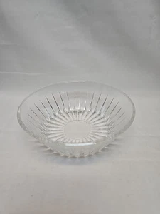 Val St Lambert Balmoral Cristal Corte Belga Cuenco Redondo 9" por 3" de Profundidad - Imagen 1 de 7