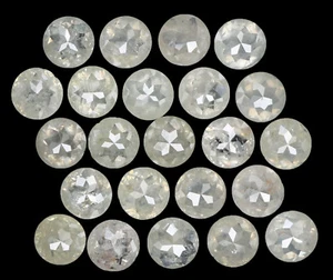 2.56 Ct Natural Loose Round Rose Cut Diamond 2.70 MM Grey Color Diamond LQ5127 - Picture 1 of 6
