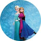 Round Frozen Ice World Princess Birthday Backdrop Photo Background Prop Decor