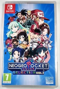 NeoGeo Pocket Color Selection Vol. Volume 1 New NINTENDO SWITCH Game EU Release - Picture 1 of 3