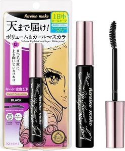 Kissme Makeup Super WP 01 Black Color Volume Up Mascara 6g Waterproof From Japan - Picture 1 of 3