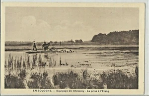 C.P.A / THÈME / CHASSES DIVERS / ÉQUIPAGE DE CHEVERNY LA PRISE A L’ÉTANG - Imagen 1 de 1