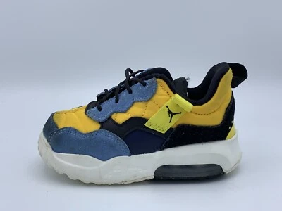 Nike Jordan CW6596-700 MA2 TD 'University Gold' Gym Yellow Blue Toddler Size 7C - Image 1 of 4