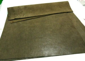 Unique leather 4 large designed panels, 18"x 24" Top Quality. Mocha - Picture 1 of 4