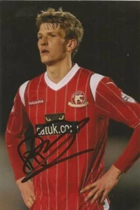 WALSALL: PAUL DOWNING SIGNED 6x4 ACTION PHOTO+COA - Picture 1 of 1