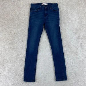 Levi's Skinny Taper Jeans Girls 14 26x26.5 Blue Cotton Blend Stretch Casual - Picture 1 of 11