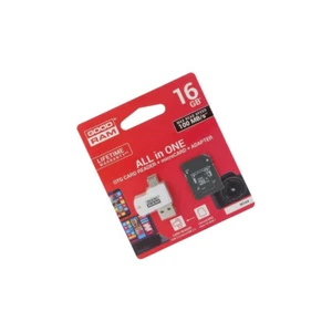 M1A4-0160R12 Speicherkarte SD HC Micro 16GB Ablesen: 100MB/s GOODRAM - Bild 1 von 1