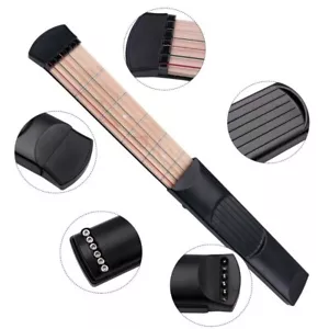 Pocket Guitar Chord Trainer Guitar Trainer Maple Wood Guitar Practice F/Beginne - Picture 1 of 8