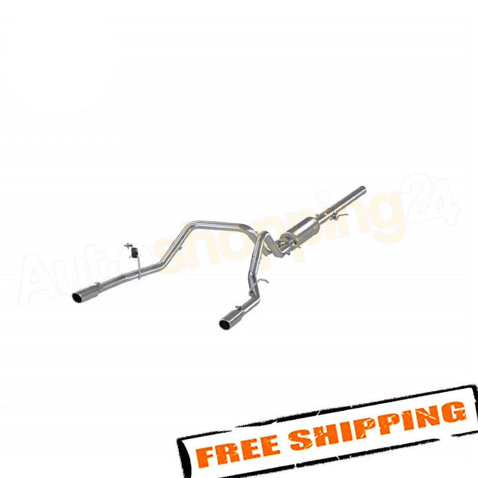 MBRP Dual Split Rear 3" Cat Back Exhaust for 2019 Silverado/Sierra 1500 Limited Foto 1 de 1