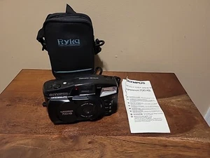 OLYMPUS SUPERZOOM 700 XB Black Point & Shoot 35mm Film Camera With Paperwork - Picture 1 of 17