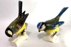 2x Goebel Hummel Blaumeise Kohlmeise Vogel Figur Glanz Ornament sehr guter Zustand - Bild 1 von 10