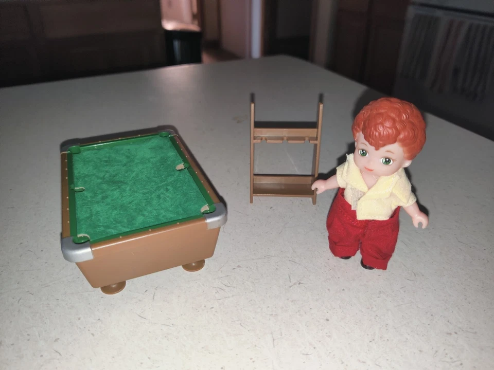 1988 Vintage TYCO Dixie's Diner Mitch com Mesa de Sinuca #1744 - Imagem 1 de 1