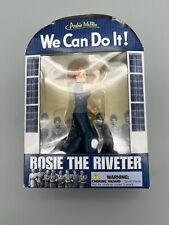 2015 Archie McPhee Rosie the Riveter Action Figure In Original Packaging