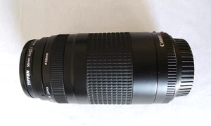 Canon EOS EF 75-300mm F4-5.6 Telephoto Zoom Lens Made in Japan NM - Picture 1 of 8