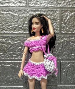 Various Knitting Doll Clothes & Outfit, exclusive custom for FR Barbie Disney - Picture 1 of 10