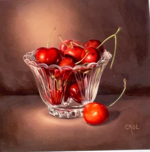 CHERI ROL “Juicy Fruits - Cherries” Decorative Painting Pattern Packet Summer 13 - Imagen 1 de 5