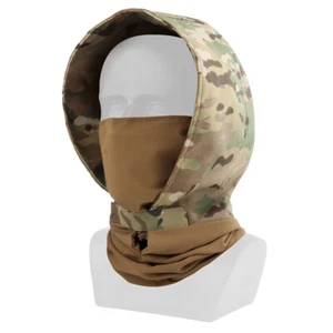 WoSporT Tactical Half Face Mask Cordura Camo Balaclava Outdoor Hood Airsoft Army - Picture 1 of 19