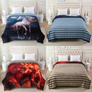 Coperta in pelliccia sintetica 3 strati visone coreano coperte letto pesante spesso design animale king - Foto 1 di 71