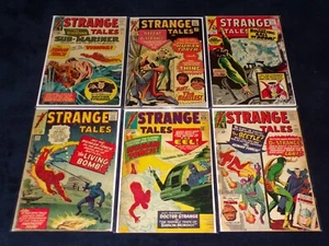 STRANGE TALES 112 117 123 125 130 131 HUMAN TORCH DR STRANGE LOT MISSING 110 111 - Picture 1 of 2